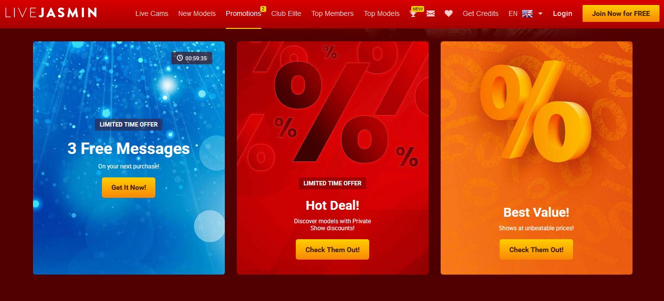  LiveJasmin.com bonus